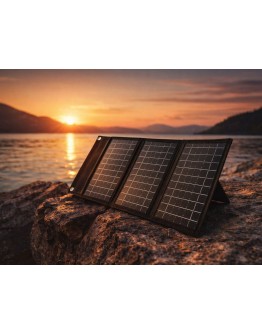 Преносим 20w соларен панел сгъваема подложка, слънчево USB зарядно устройство